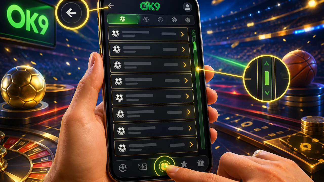 Theo dõi liền mạch nhiều trận cùng giải trên OK9 mobile: FAQ thực hành