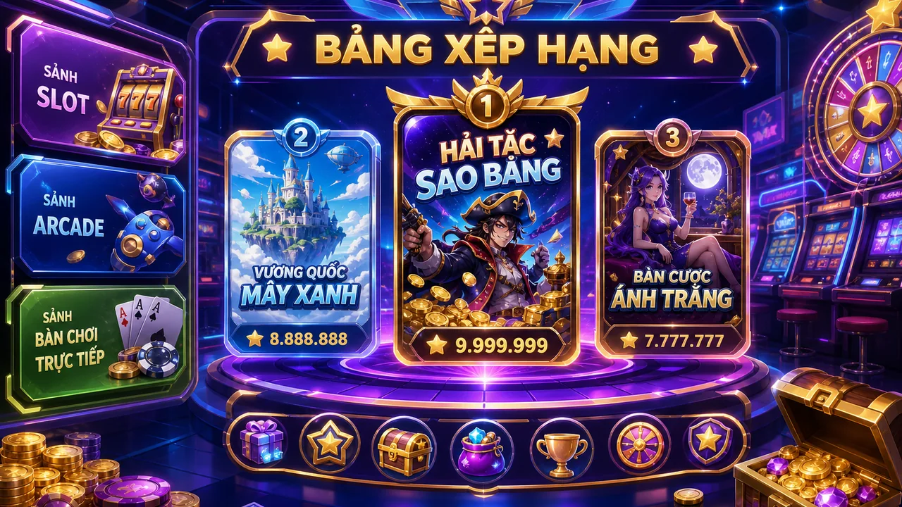 Khám phá sảnh game nổi bật và bảng xếp hạng OK9 đáng thử